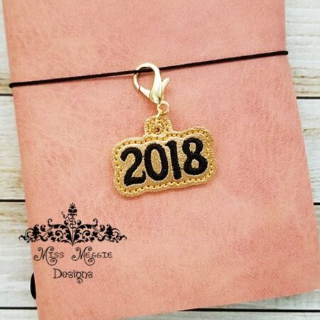 2018 Planner Feltie Charm ITH Embroidery design