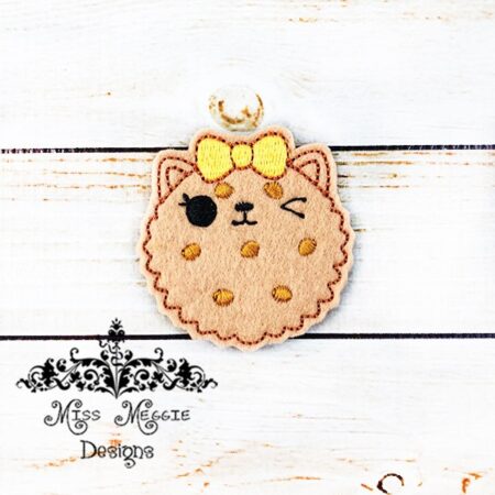 Num Kitty Cat Cracker feltie ITH Embroidery design