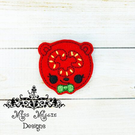 Num tomato Cutie  feltie ITH Embroidery design file